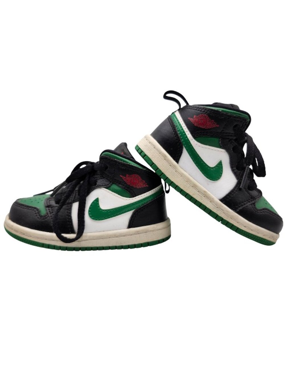 Nike Air Jordan 1 Retro High OG Pine Green Black Childrens Sneakers Size 6C